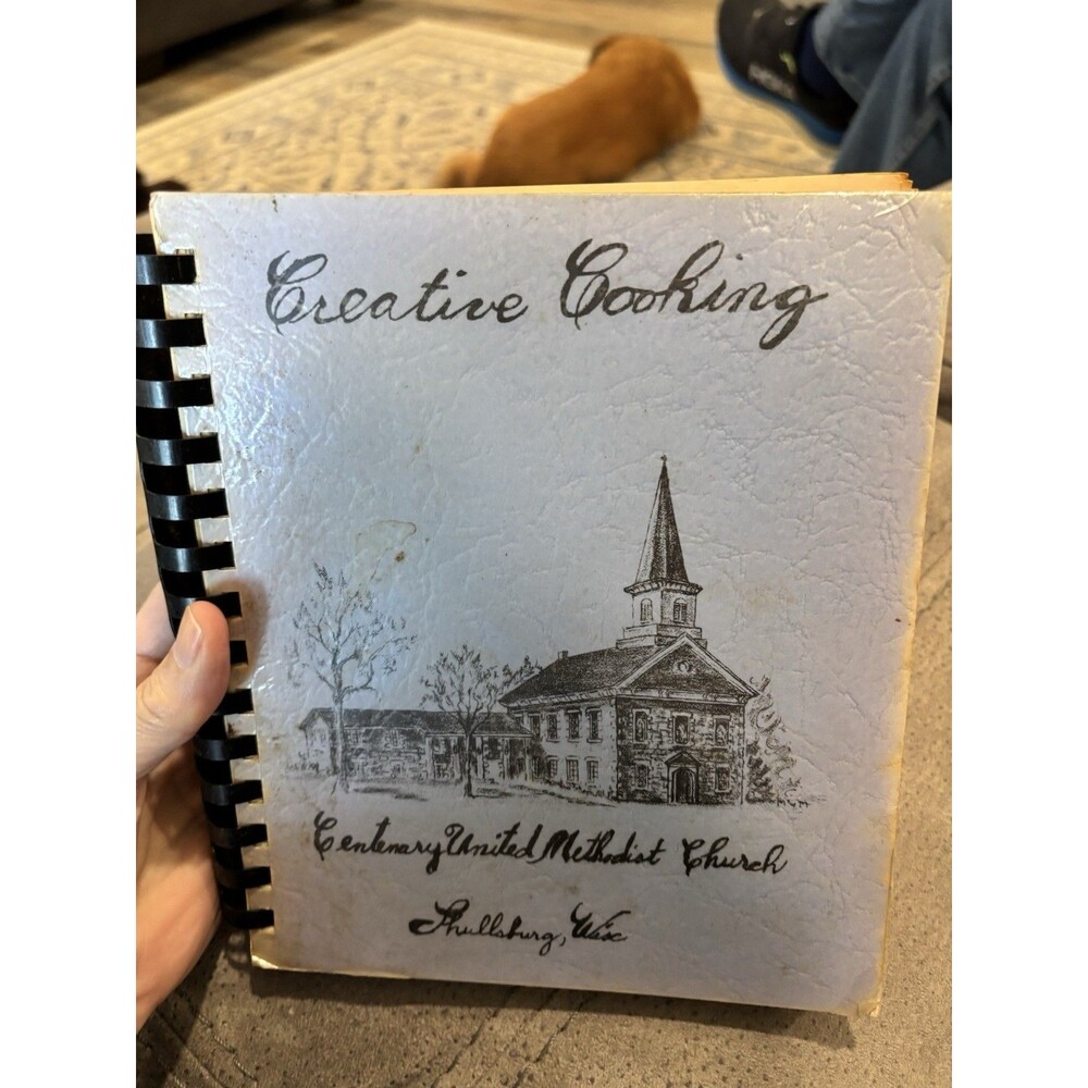 Vintage 1974 Cookbook Centenary United Methodist Church Shullsburg Wisconsin